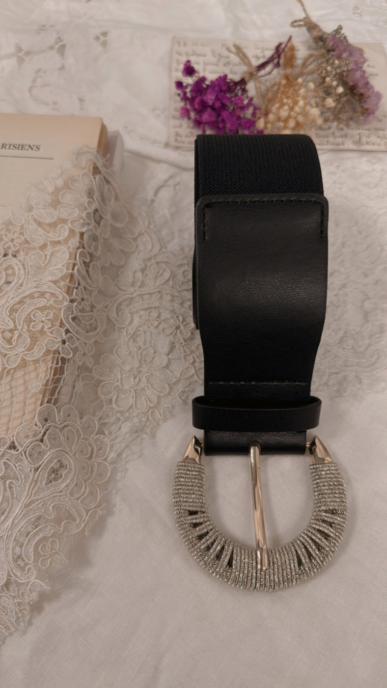 Cintura elastica fibbia elegante (più colori)